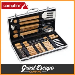 Campfire BBQ Tool & Cutlery Set - 22PC -OZtrail Store 10000786 9