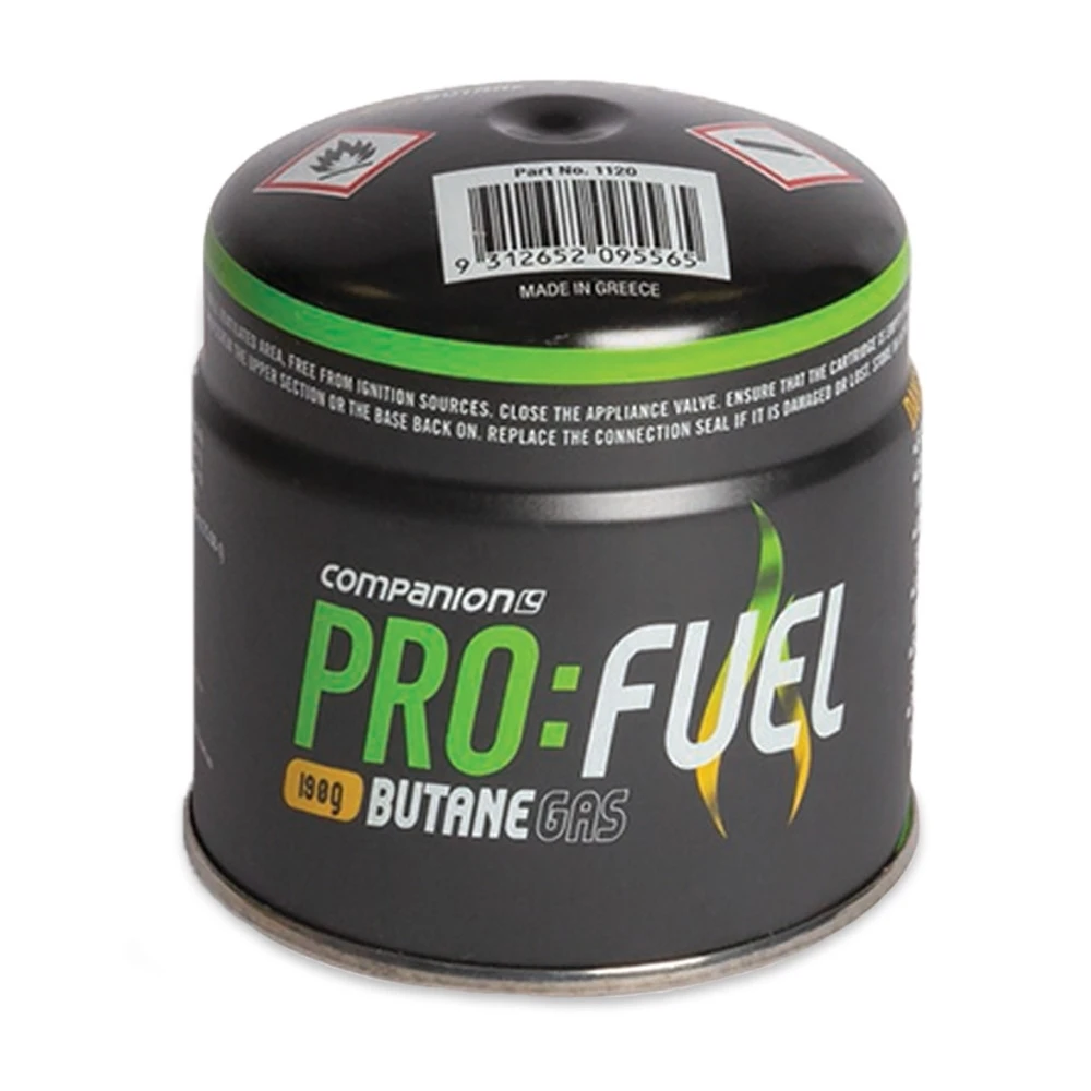 Companion Pro Fuel Pierceable Butane Gas Cartridge 190g 1 Companion Pro Fuel Pierceable Butane Gas Cartridge 190g