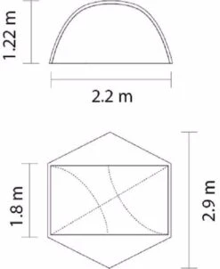 Blackwolf Grasshopper 2 Hiking Tent -OZtrail Store 311289011661000 2