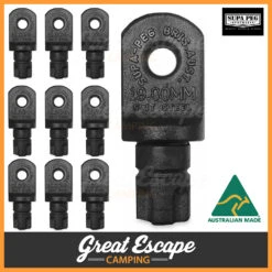 Supa Peg Nylon Spreader Insert Suits 19mm Tube 10 Pack