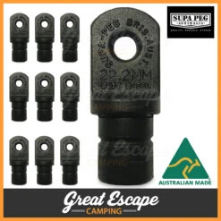 Supa-Peg Nylon Spreader Insert Suits 22.2mm Tube 10 Pack