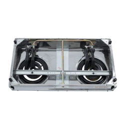 Companion Double Burner Wok Cooker Stove -OZtrail Store DC200 09 3