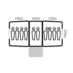 Oztrail Seascape 10 Dome Tent -OZtrail Store DTMSEA D 4