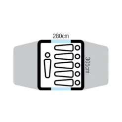 OZtrail Tasman 6V Dome Tent -OZtrail Store DTMTAS6V D 4