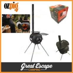 Ozpig Portable Wood Stove - Series II -OZtrail Store OZP001 02 14