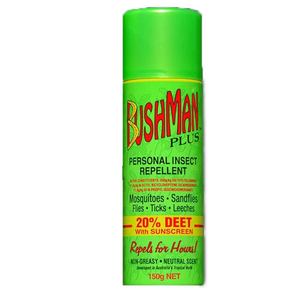 Bushman's Insect Repellent 150g PLUS With In-built Sunscreen 20% Deet 1 Bushman's Insect Repellent 150g PLUS With In-built Sunscreen 20% Deet