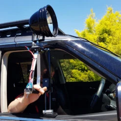 Powa Beam Strut Window Mount For Spotlight + Remote Control Handle -OZtrail Store RC220WRX 5