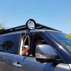 Powa Beam Strut Window Mount For Spotlight + Remote Control Handle -OZtrail Store RC220WRX 6