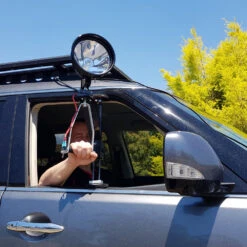 Powa Beam Strut Window Mount For Spotlight + Remote Control Handle -OZtrail Store RC220WRX 8