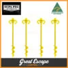 Supa-Peg 500mm Beach Screw Peg 4 Pack