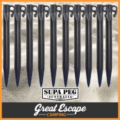 Supa-Peg Sand Peg 300mm 10 Pack -OZtrail Store TSPPB300x10 2