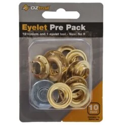 Oztrail Eyelet Tool And 10 Eyelets Set - Size #6 -OZtrail Store X07 2