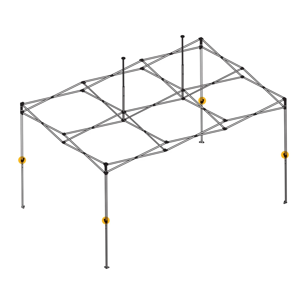 OZtrail Deluxe Gazebo Height Adjustment Assembly 2 Pack 3 OZtrail Deluxe Gazebo Height Adjustment Assembly 2 Pack - Image 3