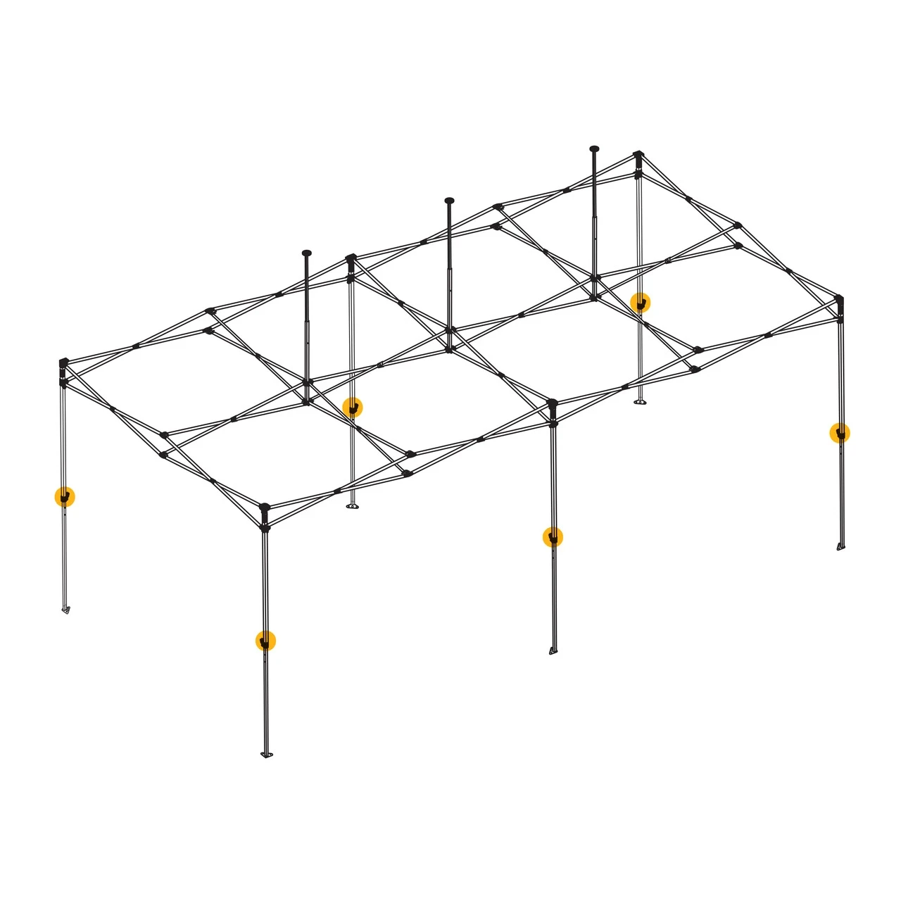 OZtrail Deluxe Gazebo Height Adjustment Assembly 2 Pack 4 OZtrail Deluxe Gazebo Height Adjustment Assembly 2 Pack - Image 4